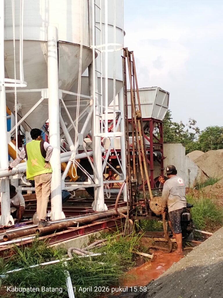 Proses pengeboran grounding